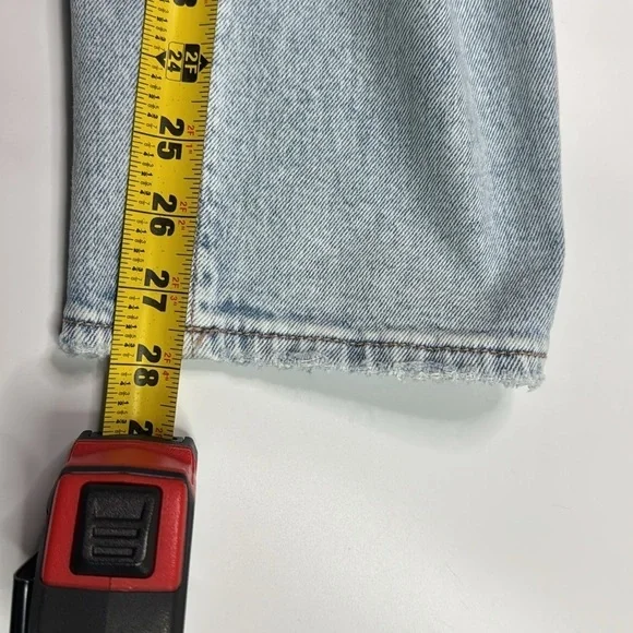 American Eagle Super High Rise Ankle Straight Jeans Size 4 - Picture 6 of 12